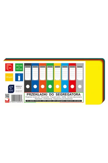 Interdruk Przek�adki do segregatora 50 szt.
