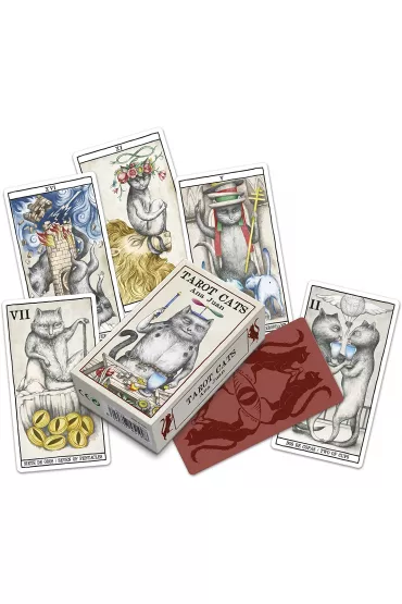 Tarot The Cats by Fournier