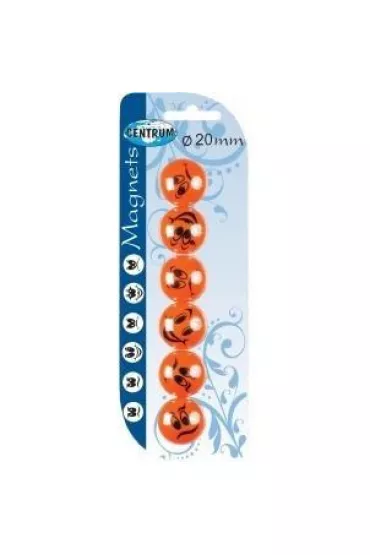 Centrum Magnesy do tablicy sucho�cieralnej Smile 20mm 6 szt.