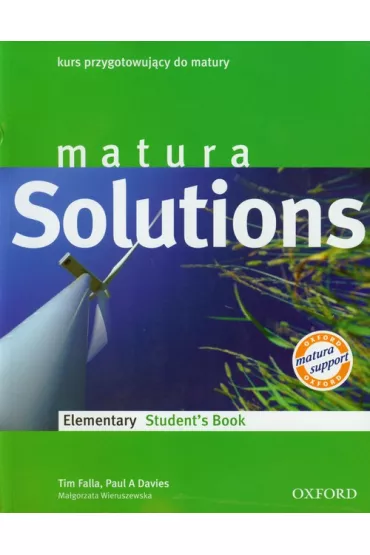 Matura Solutions Elementary SB - Tim Falla
