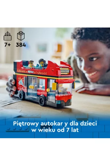 LEGO City Czerwony, pitrowy autokar 60407