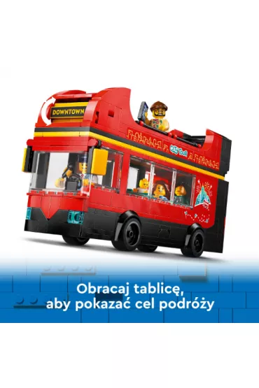 LEGO City Czerwony, pitrowy autokar 60407