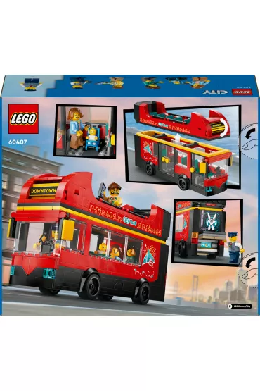 LEGO City Czerwony, pitrowy autokar 60407