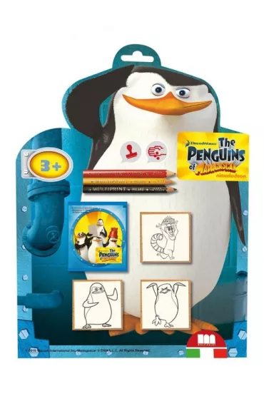 Piecz�tki Shaped 3 szt. Pingwiny * Multiprint