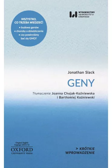 Geny. Kr�tkie Wprowadzenie 6 - Jonathan Slack