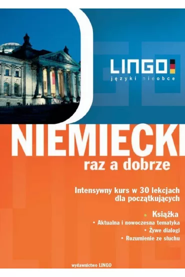 eBook Niemiecki raz a dobrze. Intensywny kurs w 30 lekcjach dla pocz�tkuj�cych pdf - Tomasz Sielecki