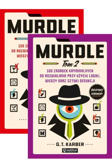Pakiet Murdle. 100 zagadek kryminalnych do rozwik�ania przy u�yciu logiki, wiedzy oraz sztuki dedukcji. Tomy 1-2 - G. T. Karber