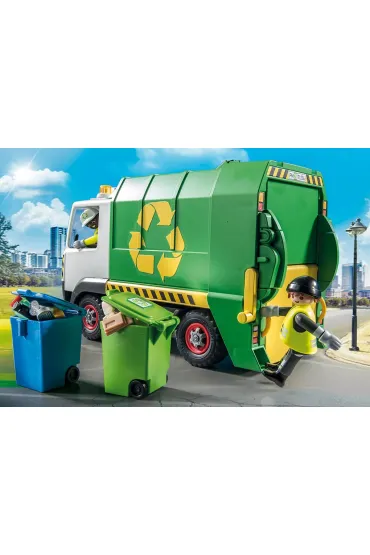 Playmobil City Life Samoch�d recykling 71234