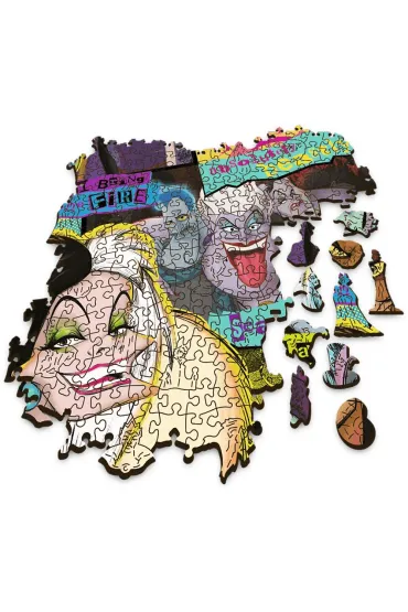 Puzzle drewniane 1000 el. Zlot z�oczy�c�w Disney Villains 20167 Trefl
