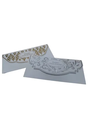 Koperta upominkowa Chrzest z�ota lub srebrna 20x10cm, mix