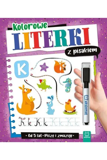 Kolorowe literki z pisakiem. Pisz� i zmazuj� - Agata Kaczy�ska