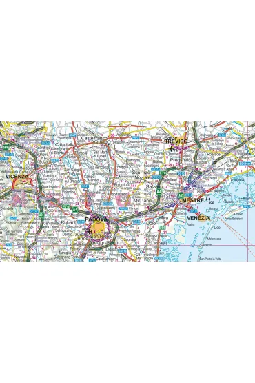 W�ochy cz�� p�nocna mapa samochodowa 1:650 000 laminat 2026
