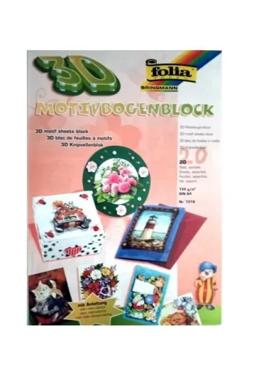 Galeria Hobby Blok 3D 20 arkuszy ze wzorami