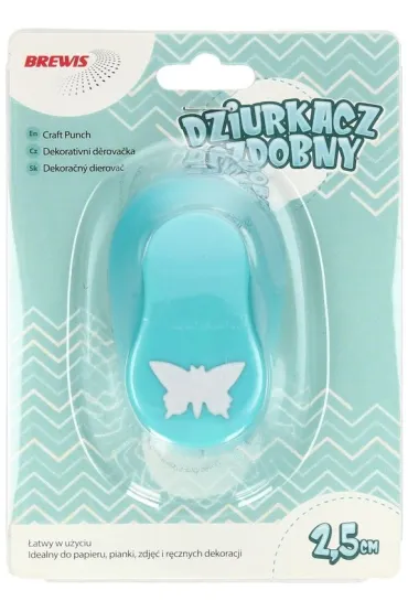 Brewis Dziurkacz ozdobny - Motyl 2,5cm MIX