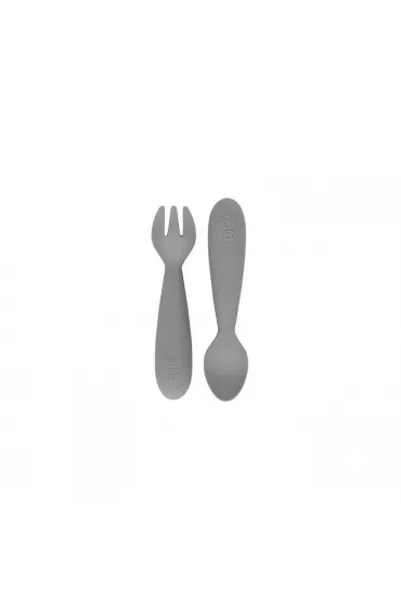 Ezpz Komplet silikonowych sztucw Mini Utensils szary