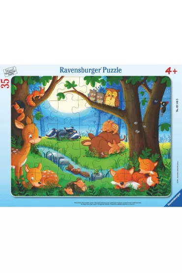 Puzzle ramkowe 35 el. Dobranoc Ravensburger
