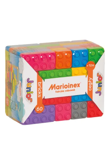 Klocki konstrukcyjne dla najm�odszych KLOCKI KONSTR CEGLY JUNIOR 60EL MARIO FOL