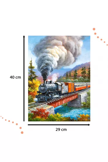 Puzzle 200 el. Poci�g Castorland