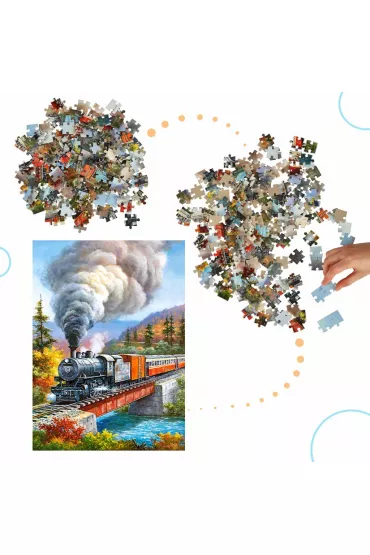 Puzzle 200 el. Poci�g Castorland