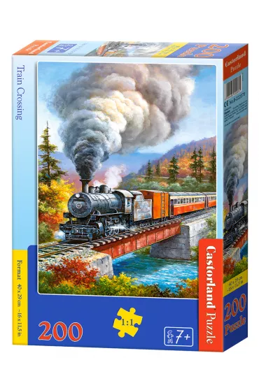 Puzzle 200 el. Poci�g Castorland
