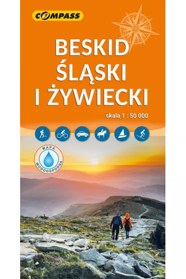 Beskid �l�ski i �ywiecki Mapa laminowana skala 1 : 50 000