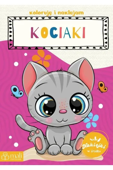 Koloruj� i naklejam kociaki