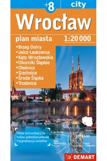 Mapa Wroc�aw +8