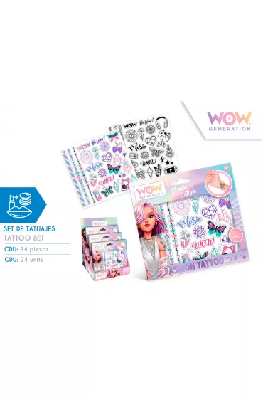 Zestaw 50 tatua�y WOW00114 KIDS EUROSWAN