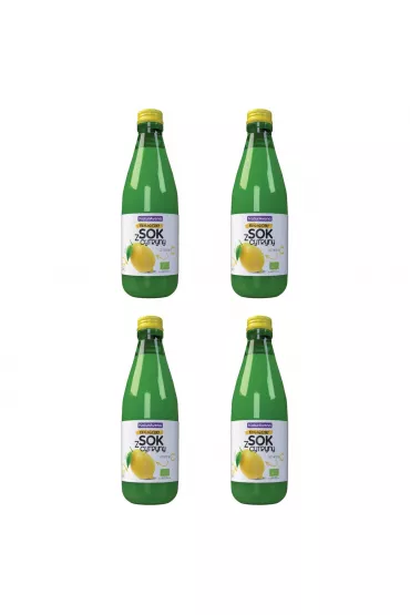 NaturaVena Sok z cytryn Zestaw 4 x 250 ml Bio