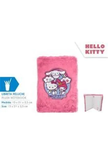 Notatnik pluszowy Hello Kitty HK50186