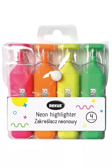 Beniamin Zakre�lacz neonowy 4 szt.