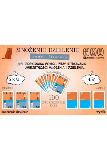 Mno�enie dzielenie. Nauka liczenia Nasza Ksi�garnia - Przemys�aw Wojtkowiak
