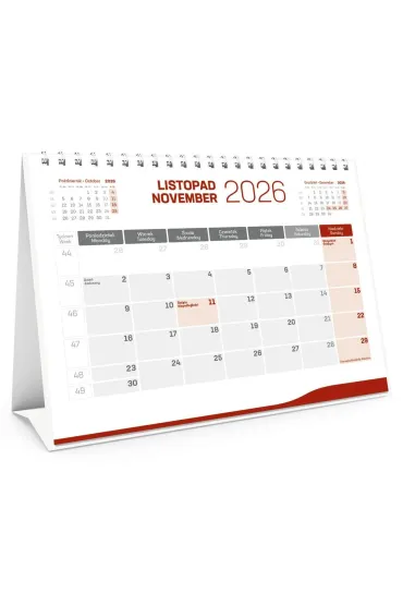 Wok� Nas Kalendarz biurkowy 2026 stoj�cy