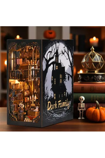Puzzle Miniaturowy domek Book Nook Dracula family Habarri