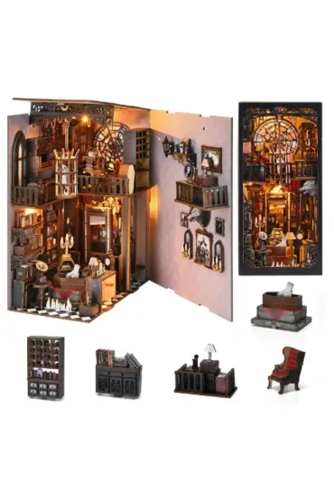 Puzzle Miniaturowy domek Book Nook Dracula family Habarri