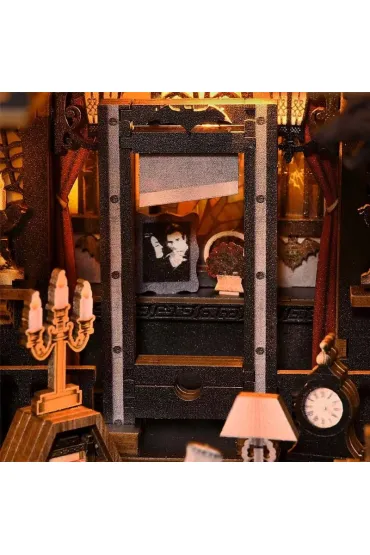 Puzzle Miniaturowy domek Book Nook Dracula family Habarri