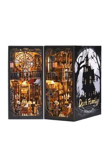 Puzzle Miniaturowy domek Book Nook Dracula family Habarri