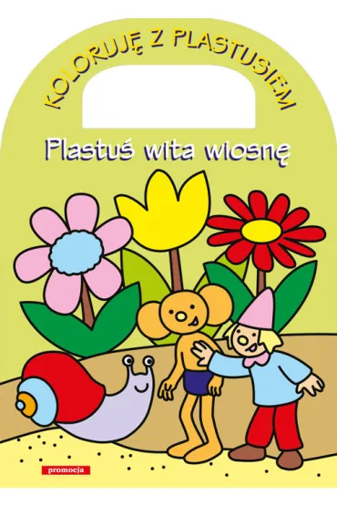 Plastu� wita wiosn�. Koloruj� z Plastusiem