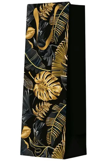 Paw Torba premium butelka Gold Leaves 12x37x10cm