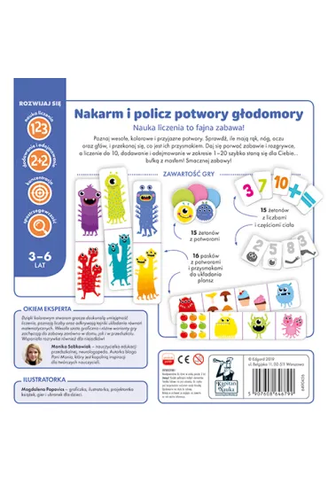 Kapitan Nauka. Potwory g�odomory. Gra na liczenie Edgard