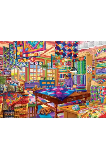 Puzzle 1000 el. The Quilt Workshop Eurographics