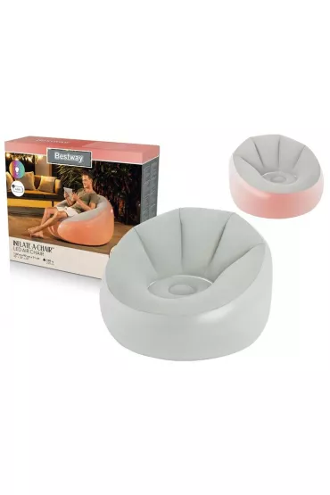 Bestway Dmuchany fotel pod�wietlany 102x97x71cm