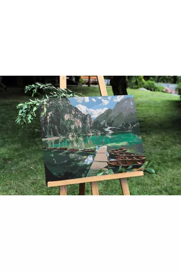 Twoje Hobby Malowanie po numerach - ��d� w g�rach 40x50cm