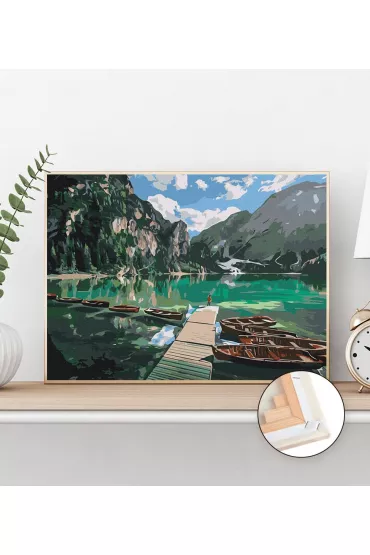 Twoje Hobby Malowanie po numerach - ��d� w g�rach 40x50cm