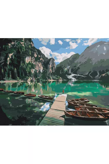 Twoje Hobby Malowanie po numerach - ��d� w g�rach 40x50cm