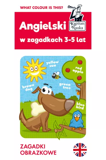 Angielski 3-5 lat. Zagadki obrazkowe. Kapitan Nauka - Barbara Jakubowska, Filip  Depa