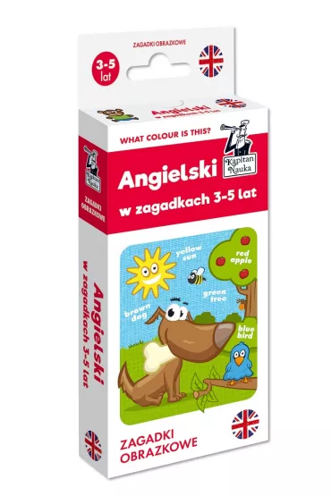 Angielski 3-5 lat. Zagadki obrazkowe. Kapitan Nauka - Barbara Jakubowska, Filip  Depa