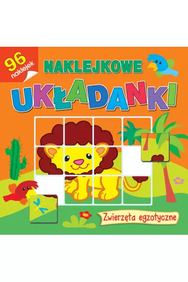 Naklejkowe uk�adanki. Zwierz�ta egzotyczne