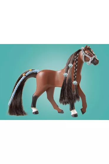 Playmobil Horses of Waterfall Zoe i Blaze z przeszkodami 71355