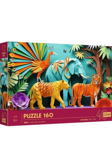 Puzzle z efektem 3D 160 el. Paper Art: D�ungla Trefl